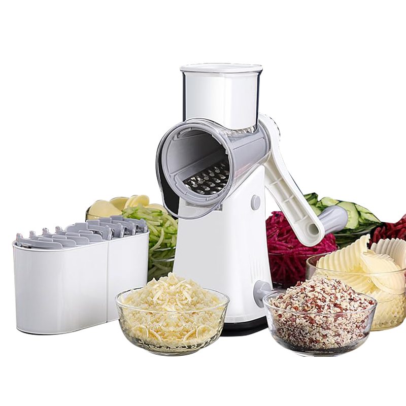 SAKER® 5 in 1 Rotary Cheese Grater Shredder