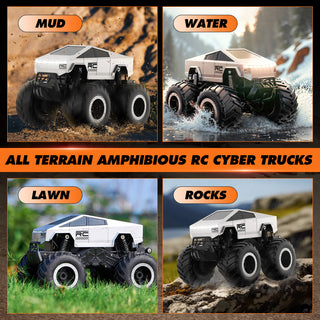 SAKER Remote Control Waterproofing Car Monster Truck Toys