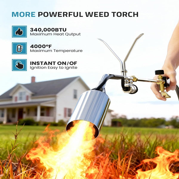 Sakerplus® Heavy Duty MAPP Propane Weed Torch