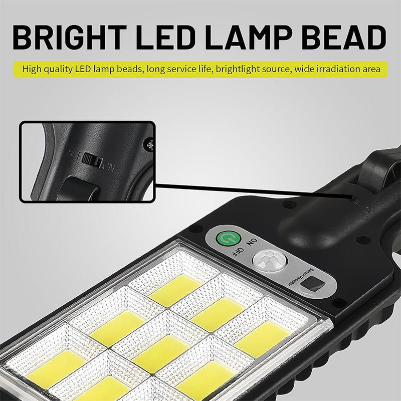 Sakerplus Solar Street Lights Outdoor Security Set