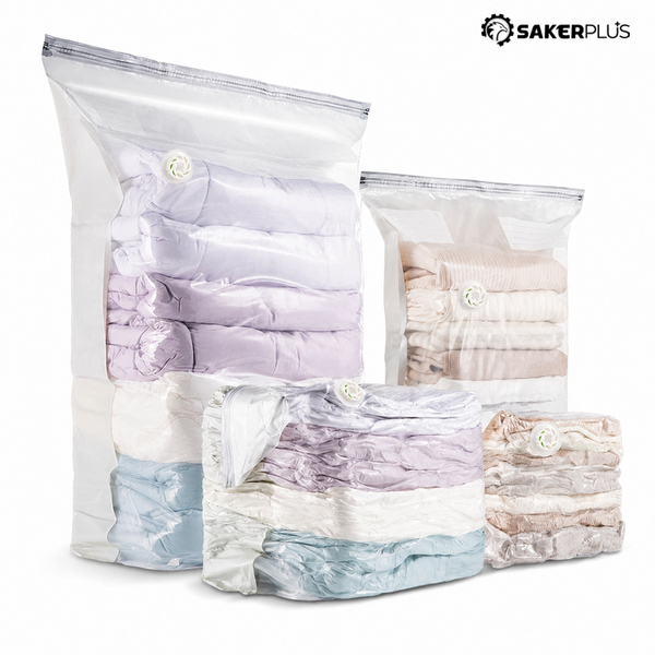 Sakerplus® Cube Vacuum Storage Bags