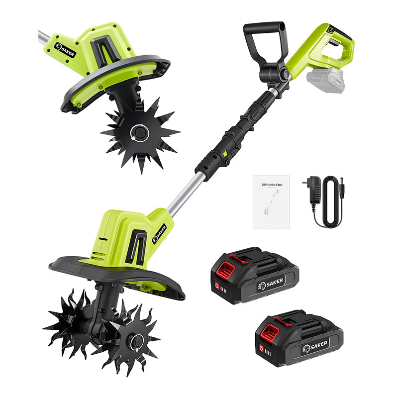 Sakerplus Lithium Battery Mini Tiller
