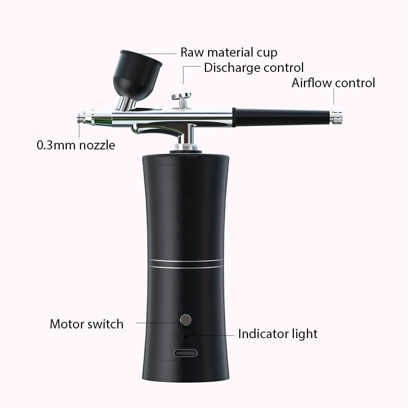 Sakerplus Airbrush Gun and Compressor Kit