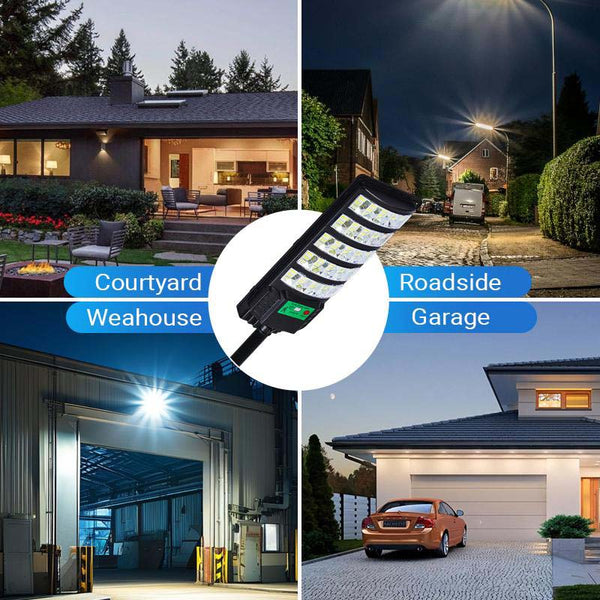 Sakerplus® Upgraded Solar Street Light for Outdoors