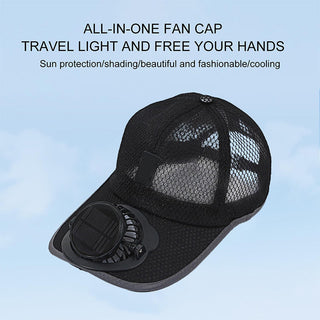 Sakerplus Solar Powered Cooling Fan Cap