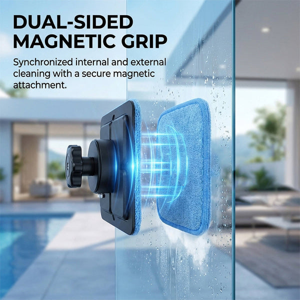 Sakerplus® Double Sided Magnetic Windshield Cleaning Kit