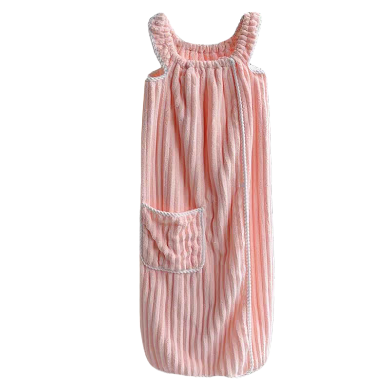 SAKER® Wearable Coral Soft Bath Towel