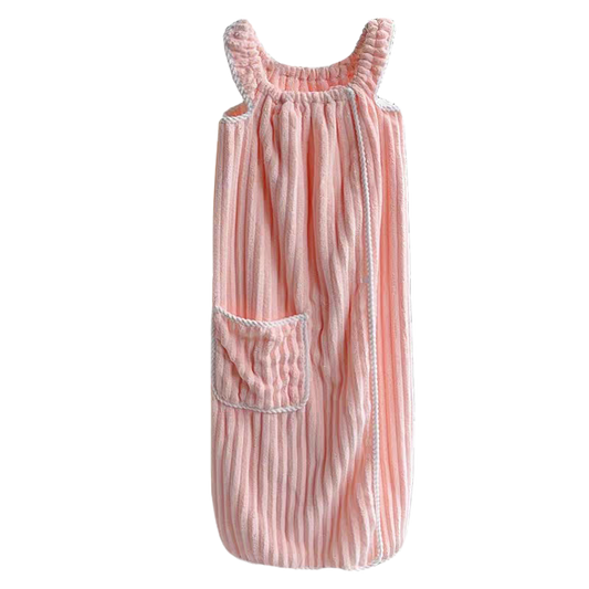 SAKER® Wearable Coral Soft Bath Towel