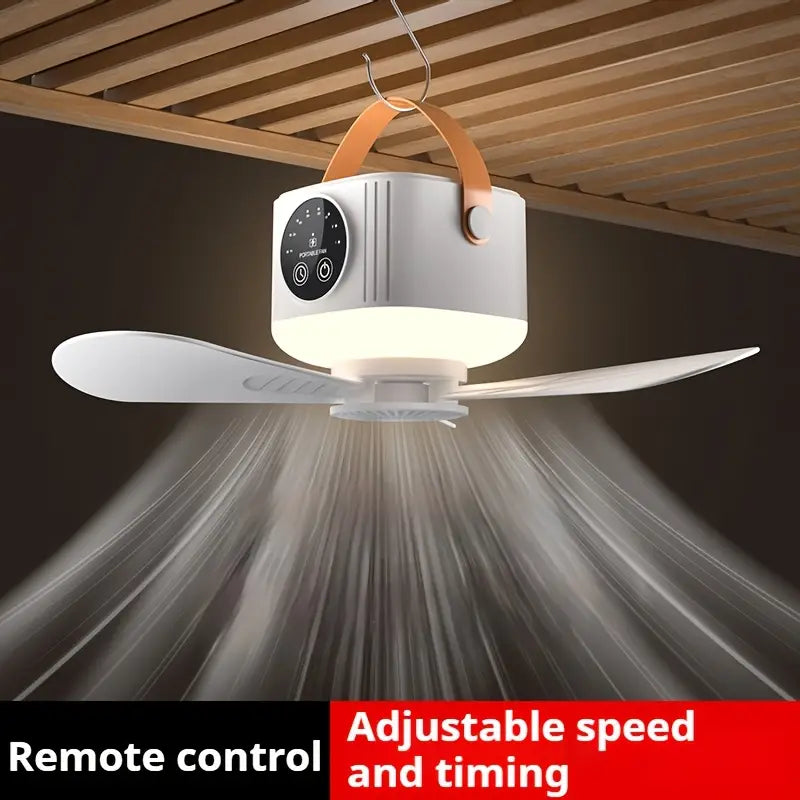 Sakerplus USB Rechargeable Ceiling Fan