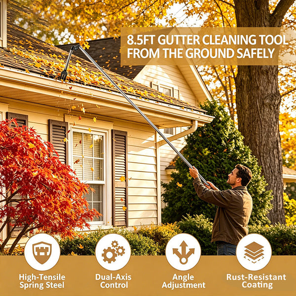 Sakerplus® Ground Level Gutter Cleaning Tool