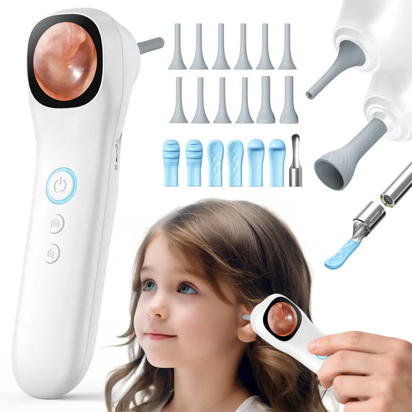 Sakerplus® 1080P HD Digital Otoscope With Screen