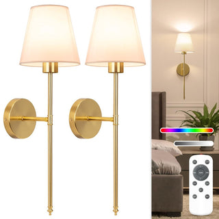 Sakerplus® Rechargeable Battery Operated Wall Sconces