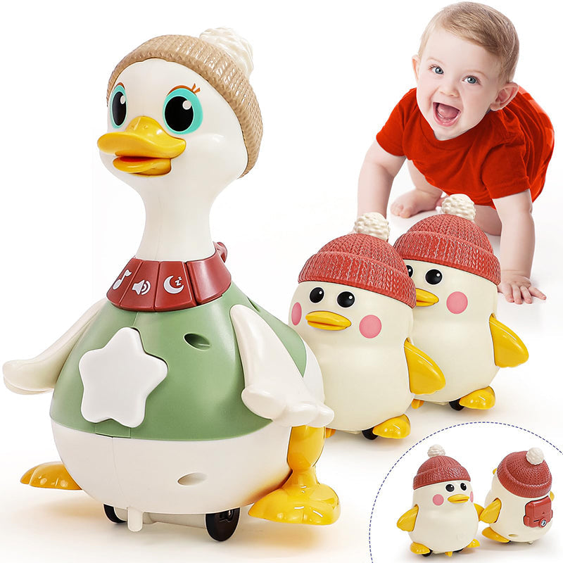 Sakerplus Musical Dancing Duck Toy Set For Babies