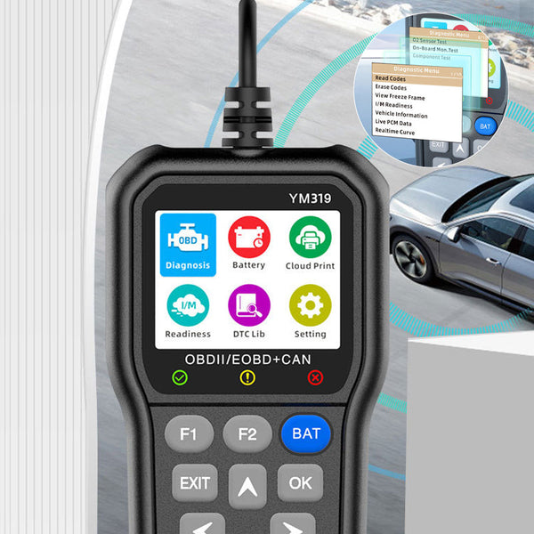 Sakerplus® Professional OBD Scanner Car Diagnostic Tool
