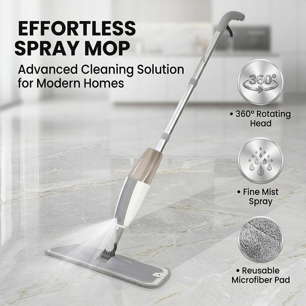 Sakerplus® Microfiber Spray Mop With Washable Pads