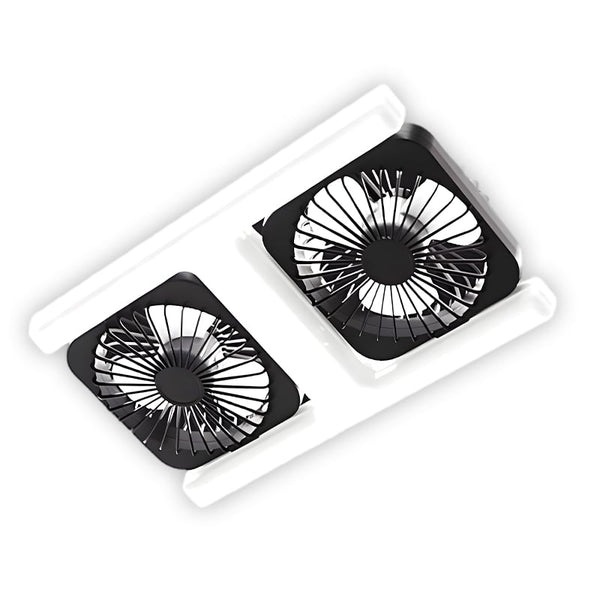 Sakerplus® Adjustable-Angle Dual-Head Ceiling Fan Light