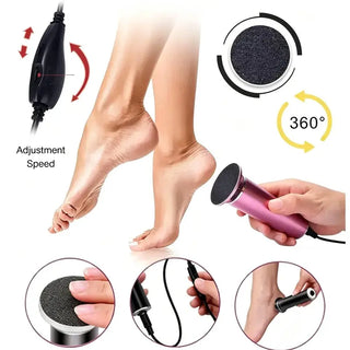 Sakerplus® Electric Foot Callus Remover Pedicure Kit