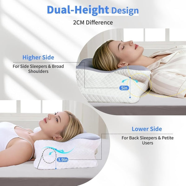 Sakerplus® Cervical Neck Pain Memory Foam Pillow