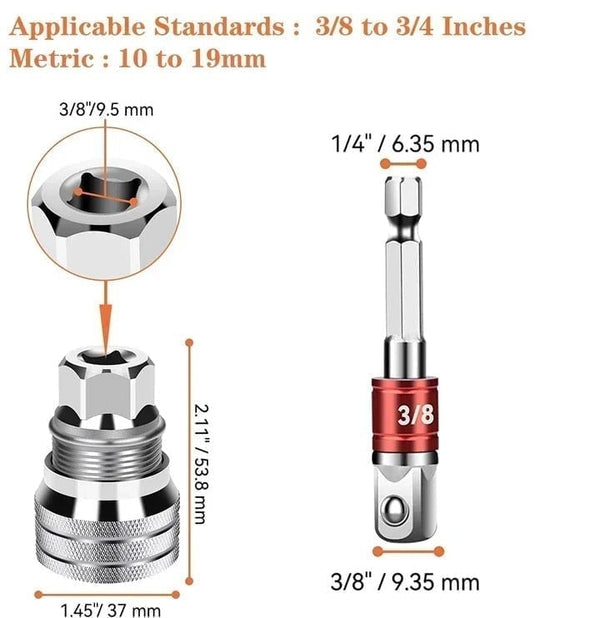 Sakerplus® Multi-function Universal Socket Wrench Tool