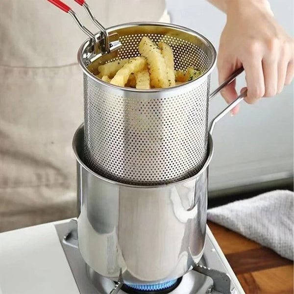 Sakerplus® Multifunctional 304 Stainless Steel Fryer