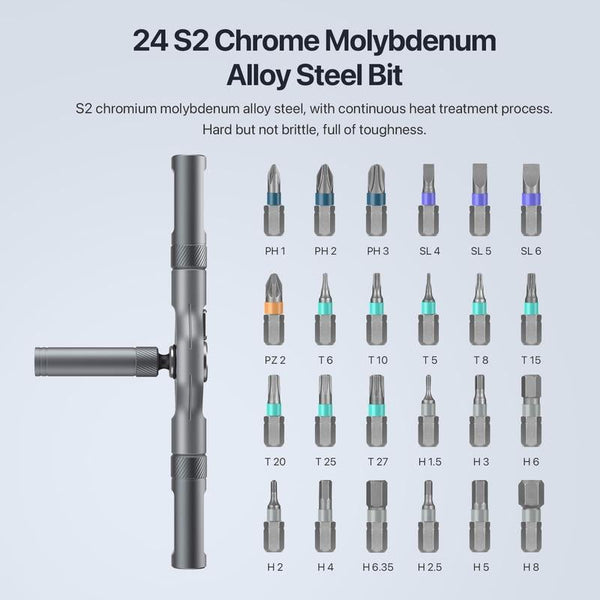 Sakerplus® 24 in 1 Magnetic Screwdriver Set