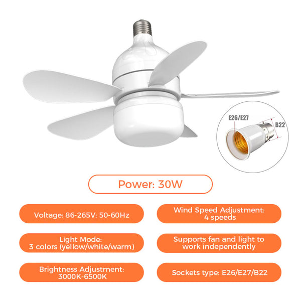 Sakerplus® Socket Fan