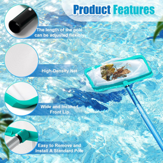 Sakerplus® Large Capacity Reinforced Pool Skimmer Net