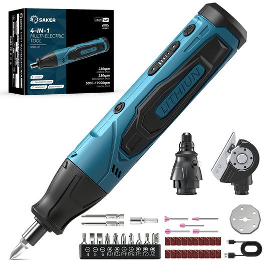 Sakerplus Cordless Multi Function Electric Screwdriver Set