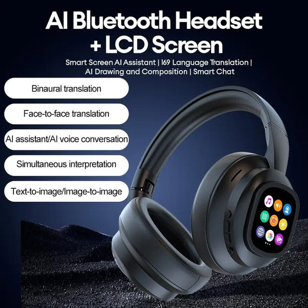 Sakerplus® Hybrid ANC Wireless Headphones with MP3