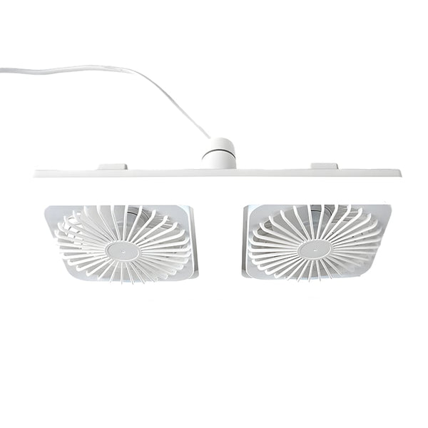 Sakerplus® Adjustable-Angle Dual-Head Ceiling Fan Light