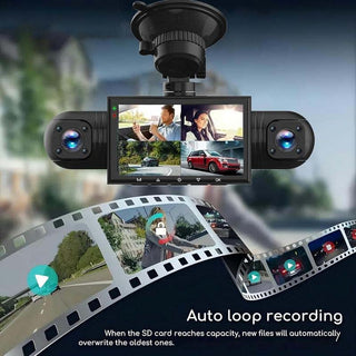 Sakerplus® 4 Channel FHD Dash Cam
