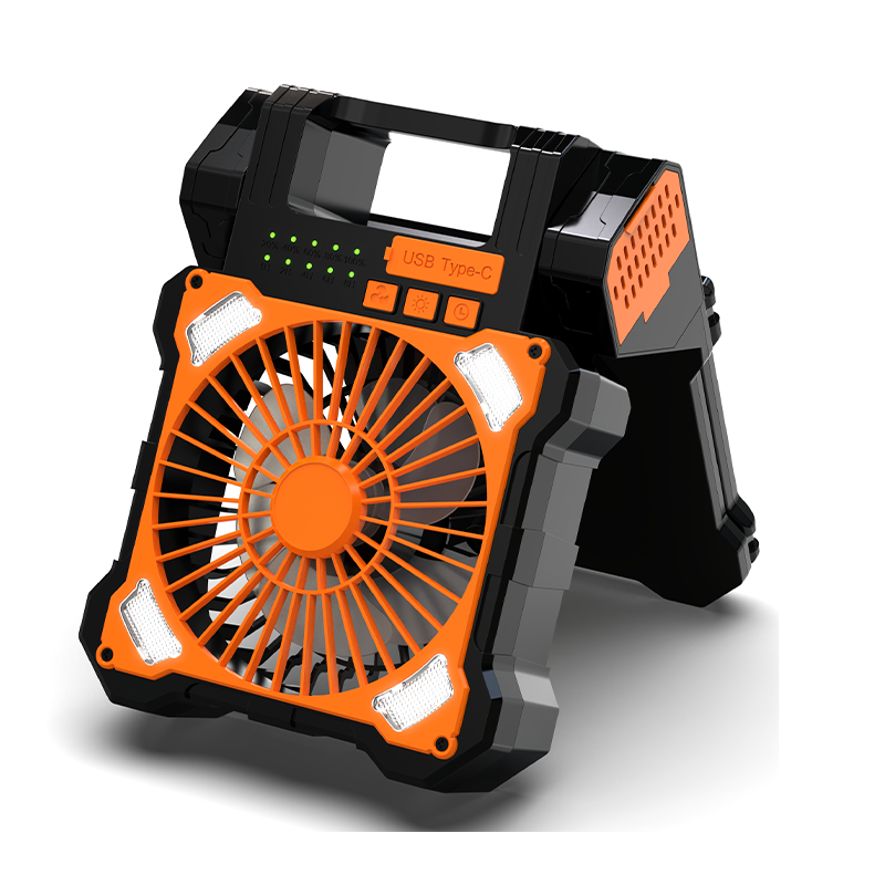 Sakerplus Solar Powered Portable Camping Fan