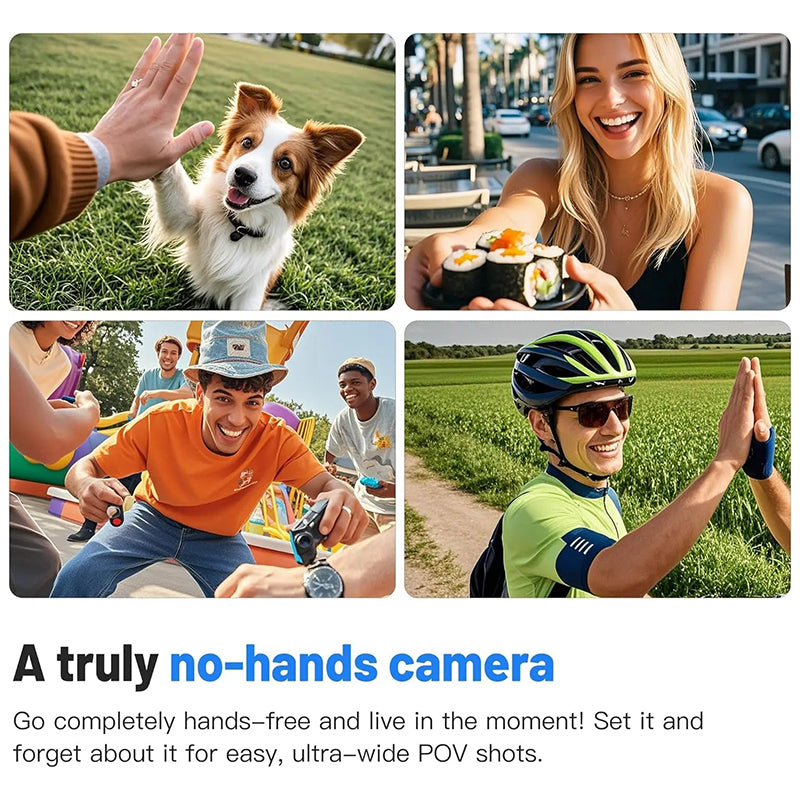 Sakerplus® Magnetic 4K UHD Action Camera