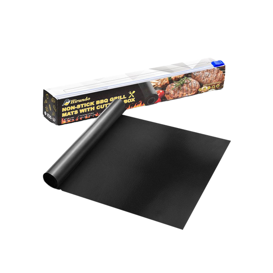 Hirundo Non-Stick BBQ Grill Mats  with cutting box