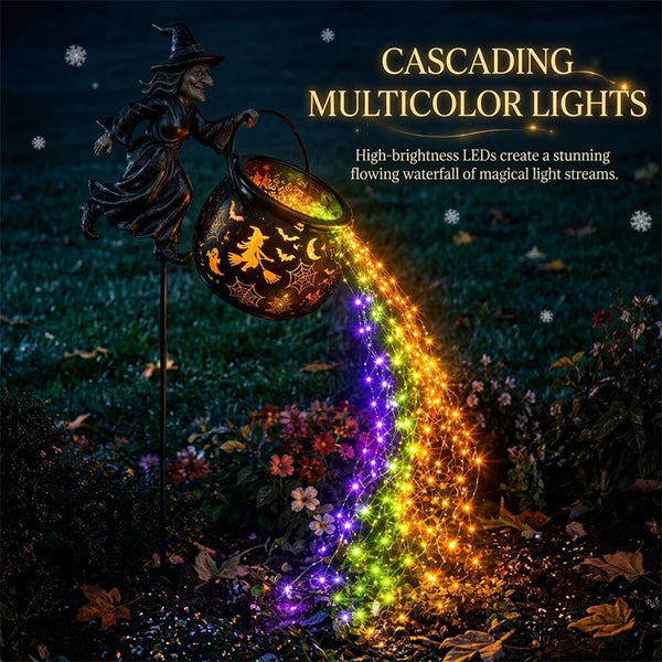 Sakerplus® Halloween Witch Cauldron Garden Light