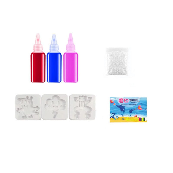 Sakerplus Magic Water ELF, Children Handmade Aqua Gel Sensory Toy Set