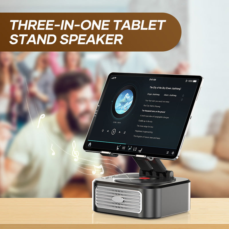Saker Rotating Tablet Stand Speaker