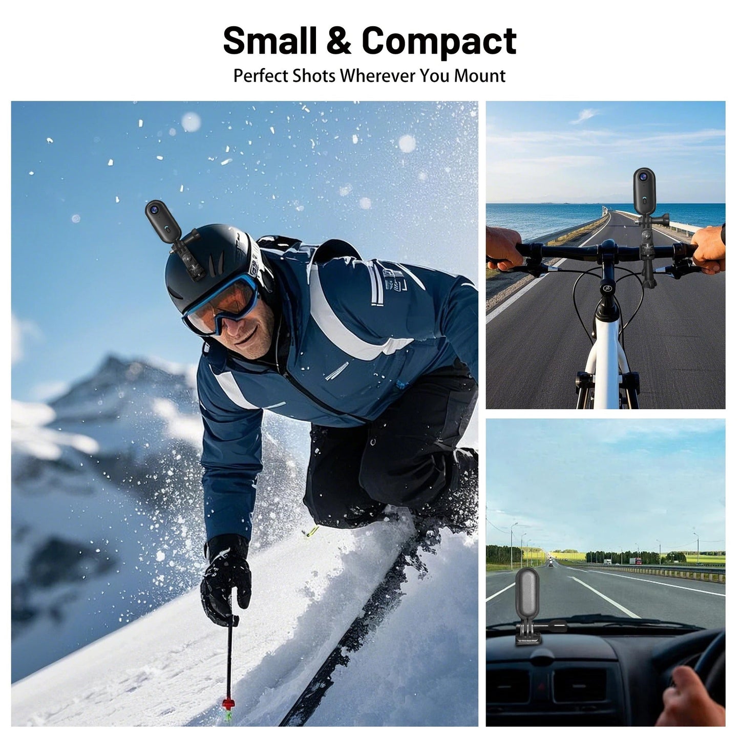 Sakerplus® Magnetic 4K UHD Action Camera
