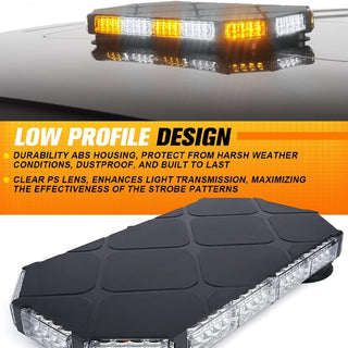 Sakerplus® LED Flashing Strobe Light Bar