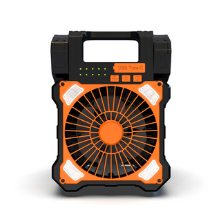 Sakerplus Solar Powered Portable Camping Fan