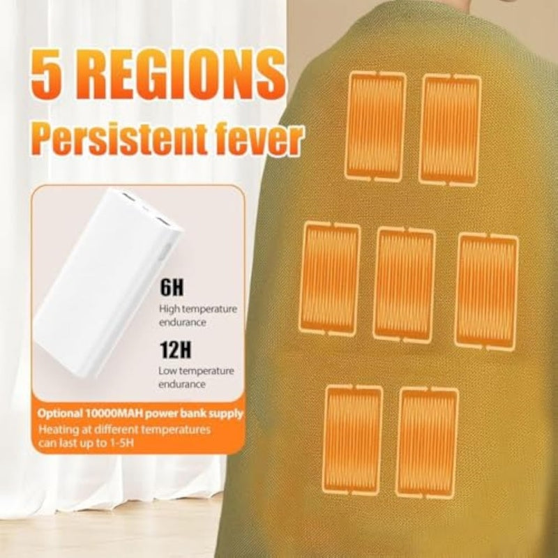 Sakerplus®  Portable USB Heated Shawl Wrap