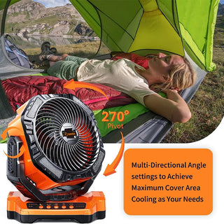 Sakerplus® Rechargeable Camping Fan
