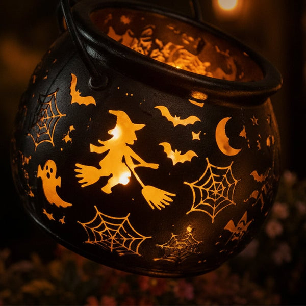 Sakerplus® Halloween Witch Cauldron Garden Light