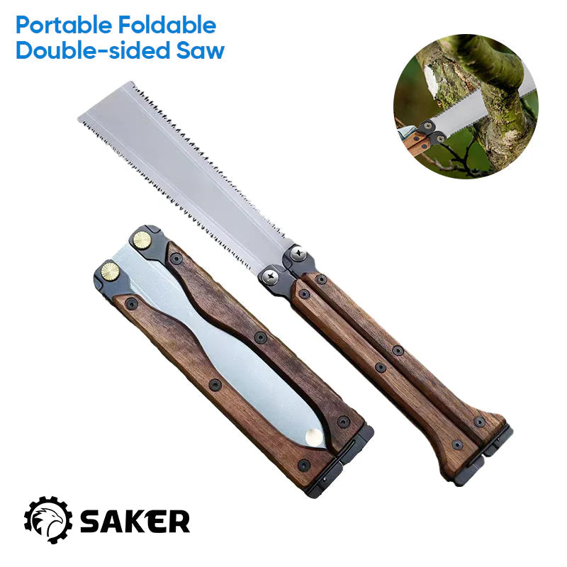 SAKER® Portable Foldable Double-Sided Saw