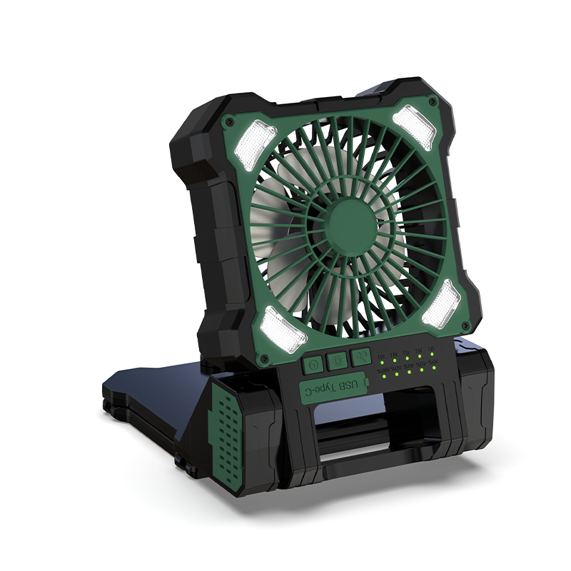 Sakerplus Solar Powered Portable Camping Fan