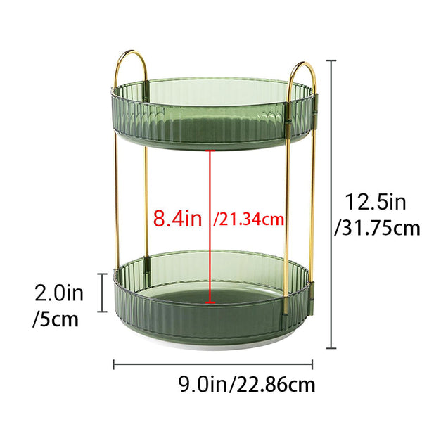 Sakerplus® 360 Rotating 3 Tier Organizer