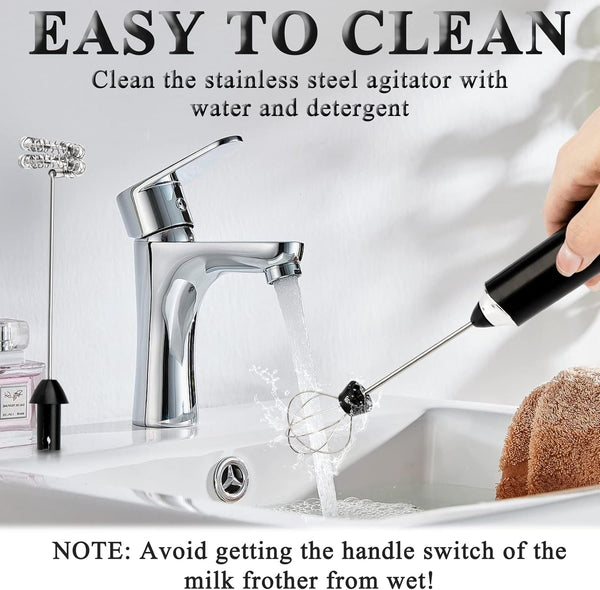 Sakerplus® Electric Handheld Milk Frother Mixer