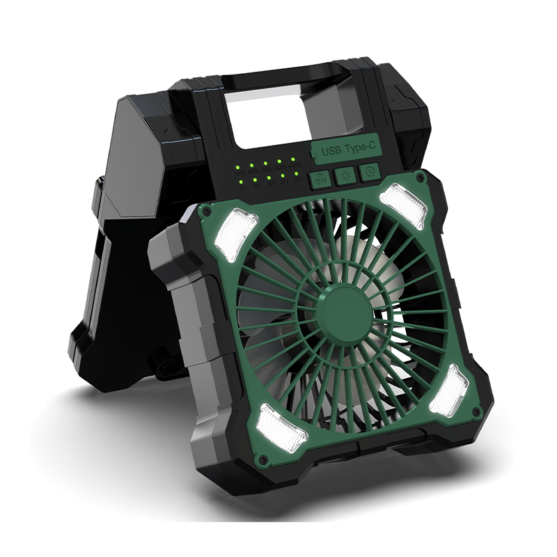 Sakerplus Solar Powered Portable Camping Fan