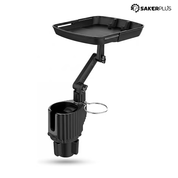 Sakerplus® Universal 360° Swivel Car Cup Holder Tray