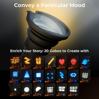 Sakerplus Portable RGB Photography Flashlight